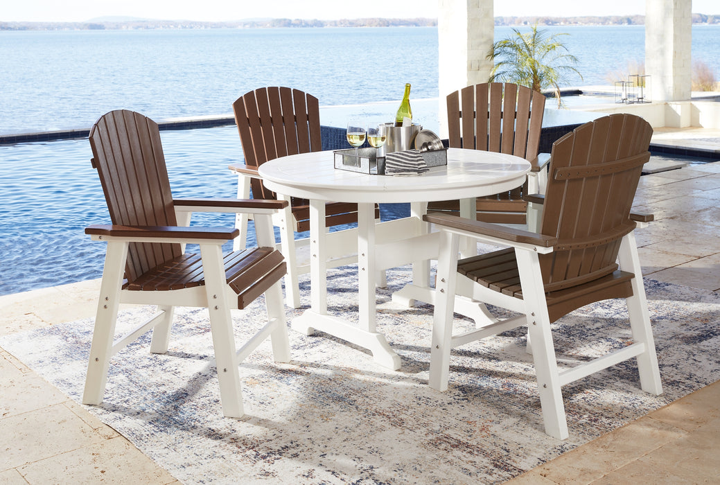 Ashley Express - Genesis Bay Outdoor Dining Table and 4 Chairs