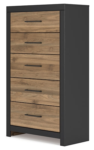 Vertani Five Drawer Chest