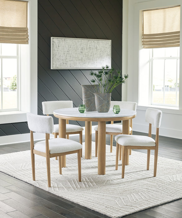 Ashley Express - Sawdyn Dining Table and 4 Chairs