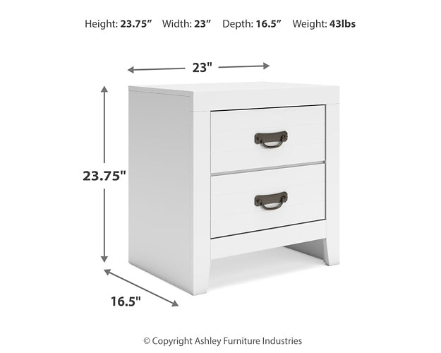 Ashley Express - Binterglen Twin Panel Bed with Nightstand