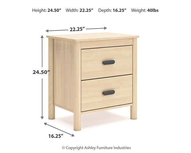 Ashley Express - Cabinella Full Panel Headboard with 2 Nightstands