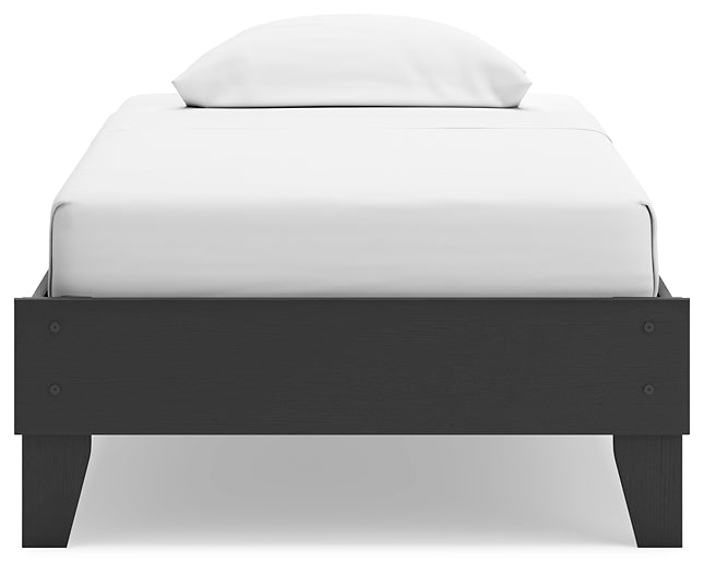 Ashley Express - Socalle Twin Platform Bed with Dresser