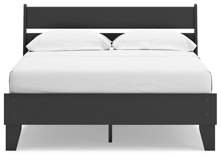 Ashley Express - Socalle Full Panel Platform Bed with Dresser and Nightstand