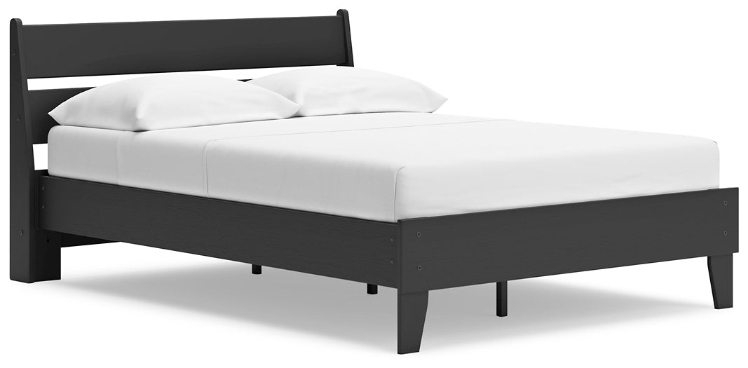 Ashley Express - Socalle Full Panel Platform Bed with Dresser, Chest and 2 Nightstands