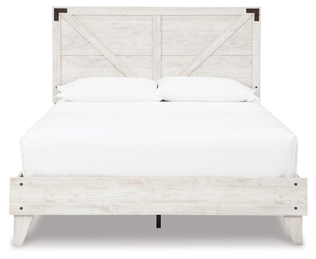 Ashley Express - Shawburn Queen Platform Bed with Dresser