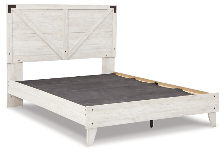 Ashley Express - Shawburn Queen Platform Bed with Dresser and 2 Nightstands