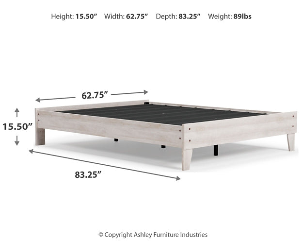 Ashley Express - Shawburn Queen Platform Bed with Dresser