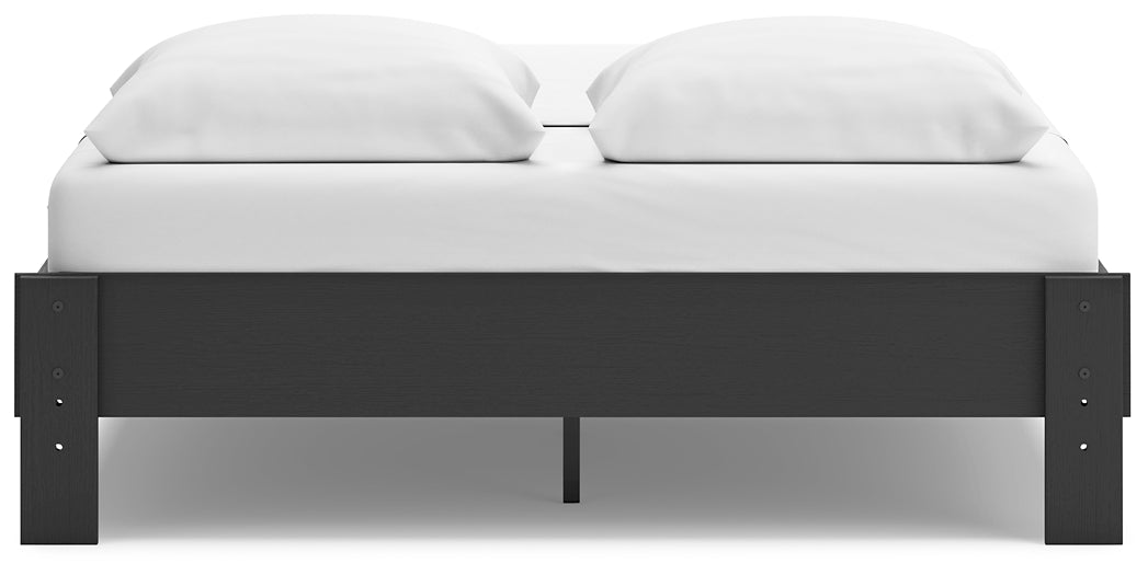 Ashley Express - Socalle Queen Platform Bed with 2 Nightstands