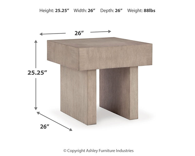 Jorlaina Coffee Table with 1 End Table