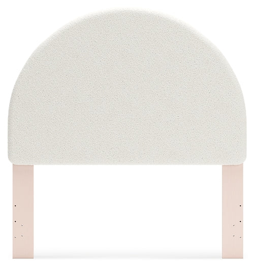 Wistenpine Full Upholstered Panel Headboard with Dresser