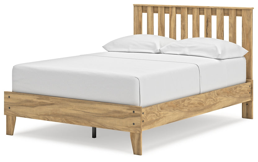 Ashley Express - Bermacy Full Platform Panel Bed with 2 Nightstands