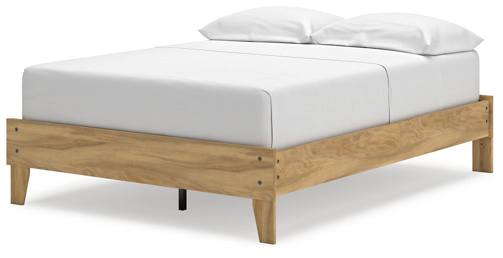 Ashley Express - Bermacy Full Platform Bed with Dresser and Nightstand