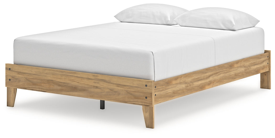 Ashley Express - Bermacy Queen Platform Bed with 2 Nightstands