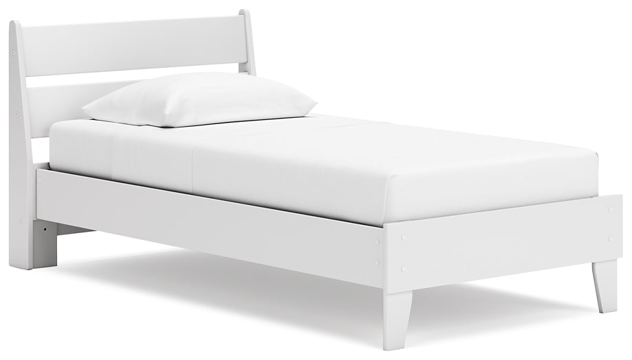 Ashley Express - Socalle Twin Panel Platform Bed with Dresser and Chest