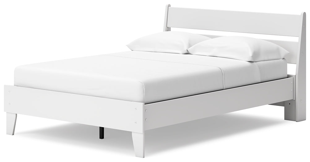 Ashley Express - Socalle Full Panel Platform Bed with 2 Nightstands