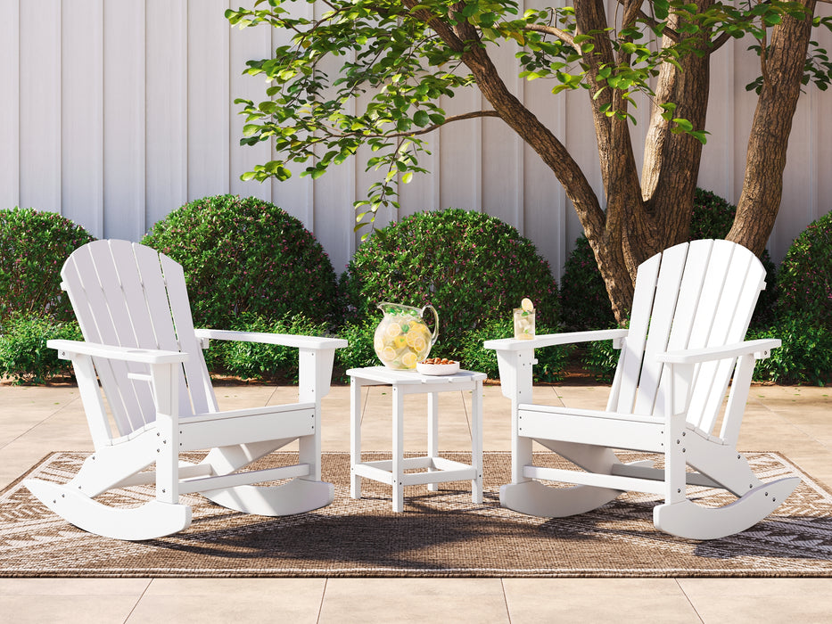 Ashley Express - Sundown Treasure 2 Outdoor Chairs with End Table