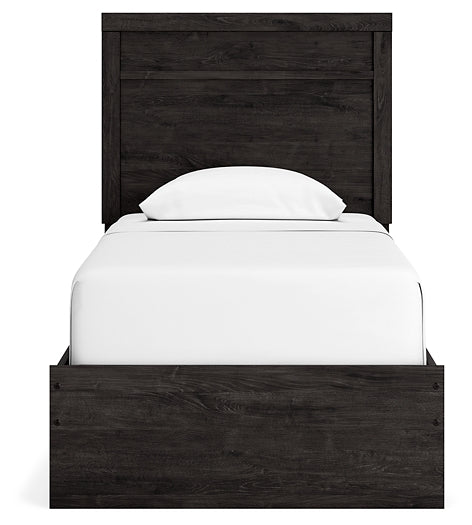 Belachime Twin Panel Bed with Dresser and 2 Nightstands