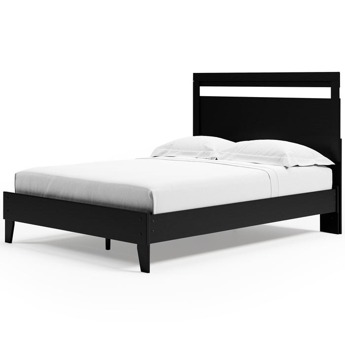 Ashley Express - Finch Queen Panel Platform Bed with Dresser and 2 Nightstands