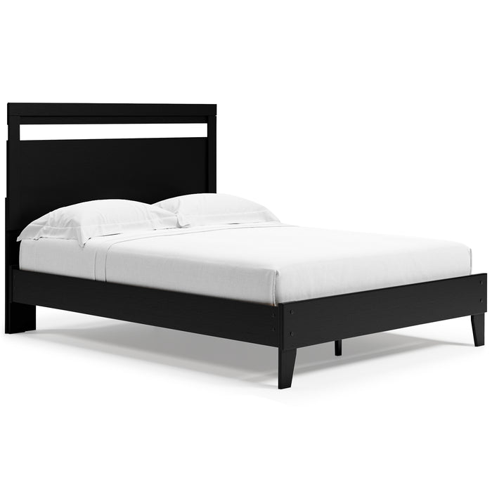 Ashley Express - Finch Queen Panel Platform Bed with Dresser and 2 Nightstands