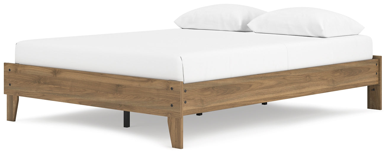 Ashley Express - Deanlow Queen Platform Bed with Dresser and 2 Nightstands