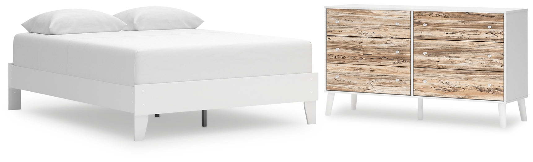 Ashley Express - Piperton Queen Platform Bed with Dresser