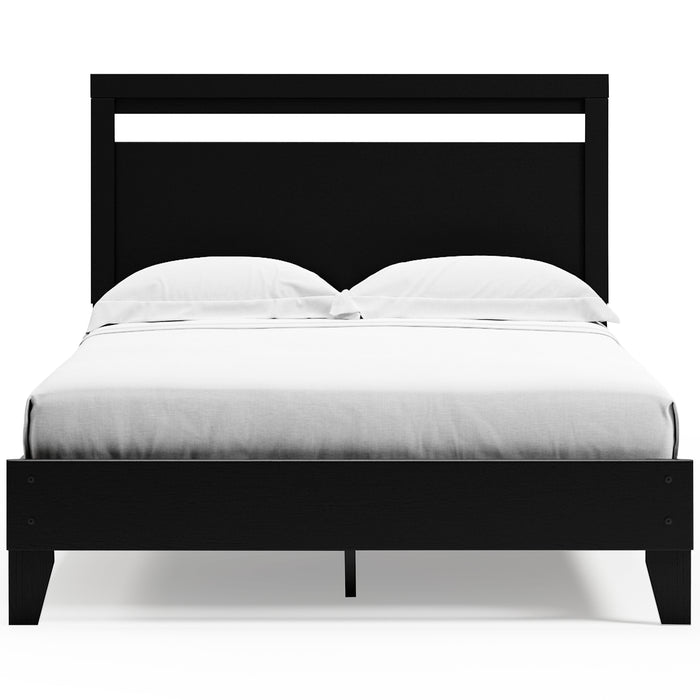 Ashley Express - Finch Queen Panel Platform Bed with 2 Nightstands