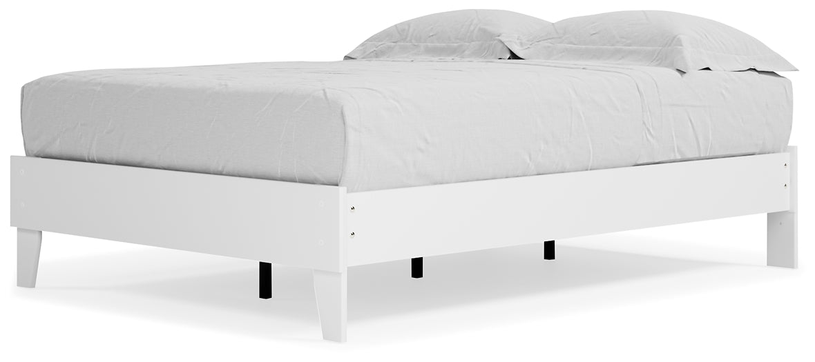 Ashley Express - Piperton Full Platform Bed with Dresser