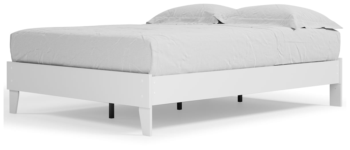 Ashley Express - Piperton Queen Platform Bed with Dresser and 2 Nightstands