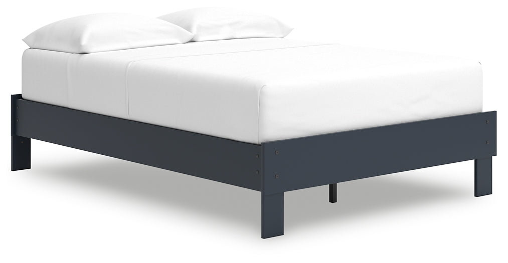 Ashley Express - Simmenfort Full Platform Bed with Dresser, Chest and Nightstand