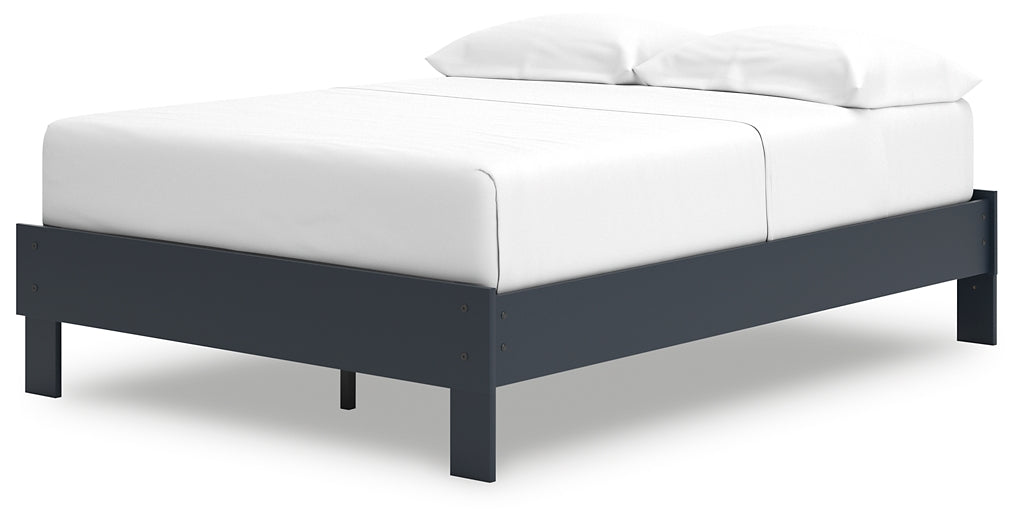 Ashley Express - Simmenfort Full Platform Bed with 2 Nightstands